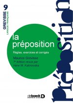 Könyv La préposition GREVISSE