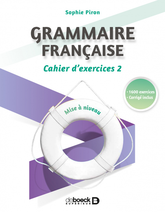 Carte Grammaire française : cahier d'exercices 2 PIRON