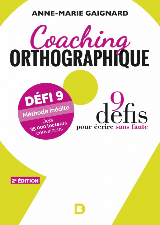 Kniha Coaching orthographique Gaignard