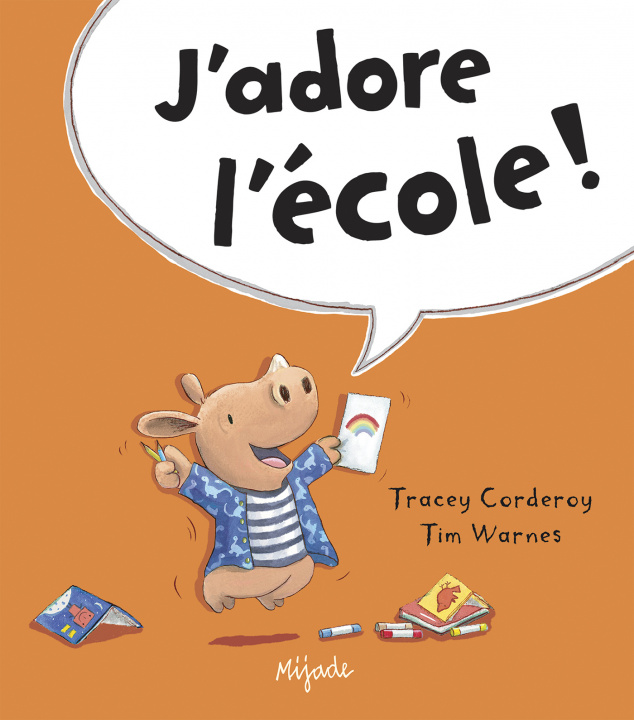 Kniha J'adore l'école Warnes