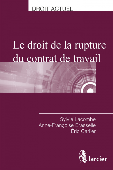 Könyv Le droit de la rupture du contrat de travail Anne-Françoise Brasselle