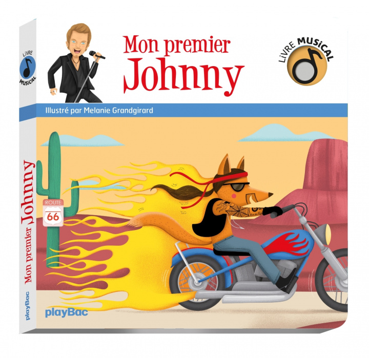 Kniha Livre musical - Mon premier Johnny 