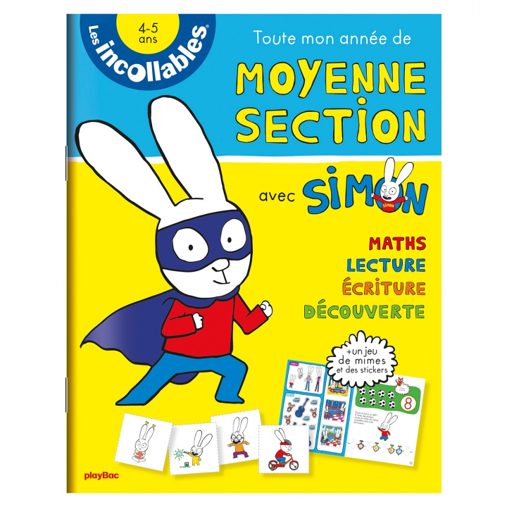 Knjiga Les Incollables - Toute mon année de moyenne section avec Simon Playbac Éditions