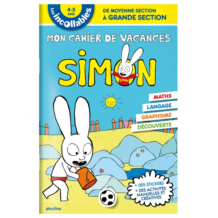 Kniha Cahier de vacances Simon - De la MS à la GS 