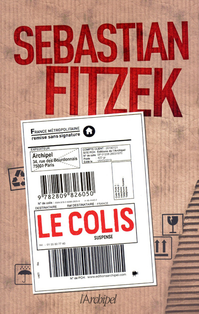 Carte Le colis Sebastian Fitzek