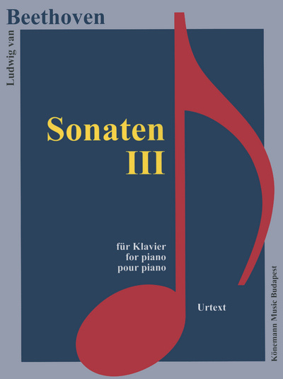 Книга Partition - Beethoven - Sonates III - pour piano Ludwig van Beethoven