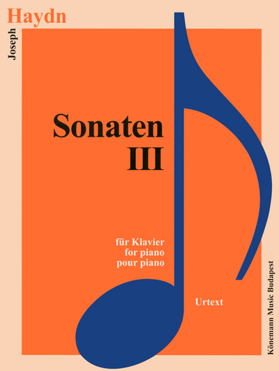 Knjiga Partition - Haydn - Sonate III pour piano Joseph Haydn