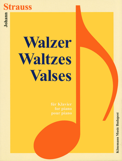 Knjiga Partition - Strauss - Valses - pour piano Johann Strauss