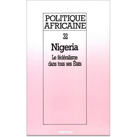 Carte POLITIQUE AFRICAINE N-032-LE NIGERIA WIP