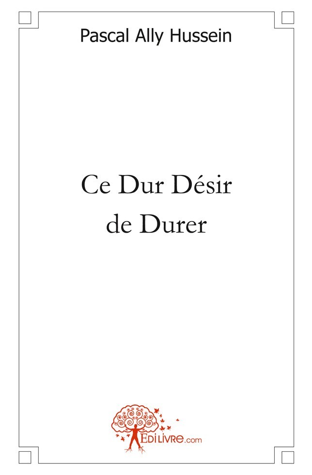 Buch Ce dur désir de durer Ally-Hussein