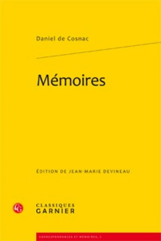 Könyv Mémoires De Cosnac