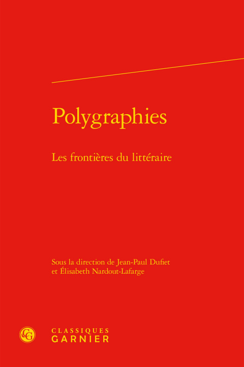 Knjiga Polygraphies 