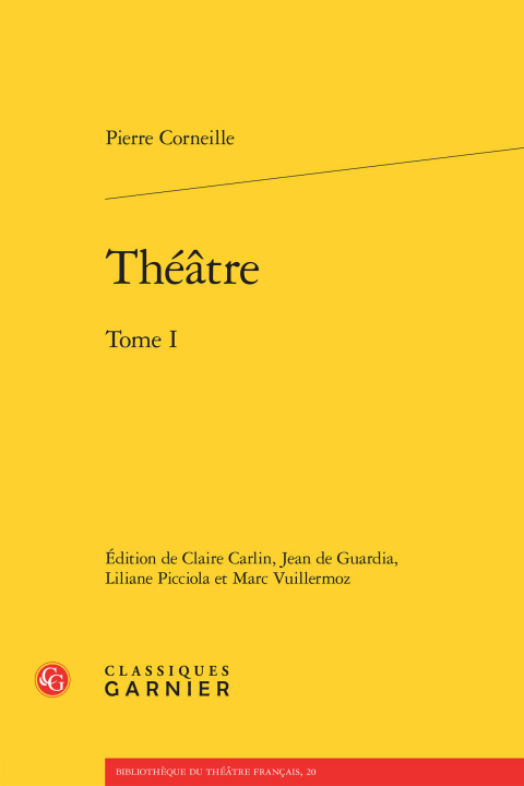 Kniha Théâtre Corneille