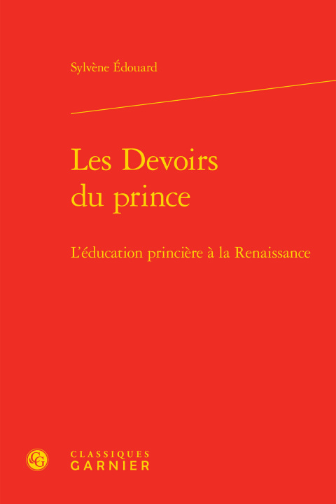 Carte Les Devoirs du prince Édouard
