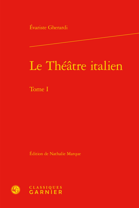 Libro Le Théâtre italien Gherardi