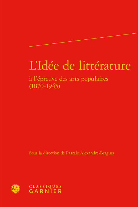 Knjiga L'Idée de littérature 