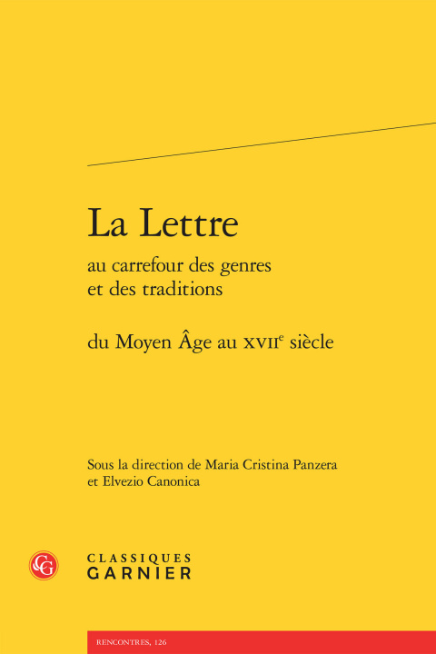 Kniha La Lettre 