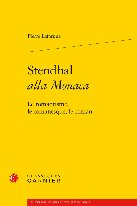 Knjiga Stendhal alla Monaca Laforgue
