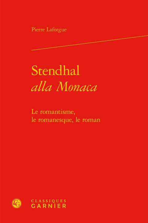 Knjiga Stendhal alla Monaca Laforgue