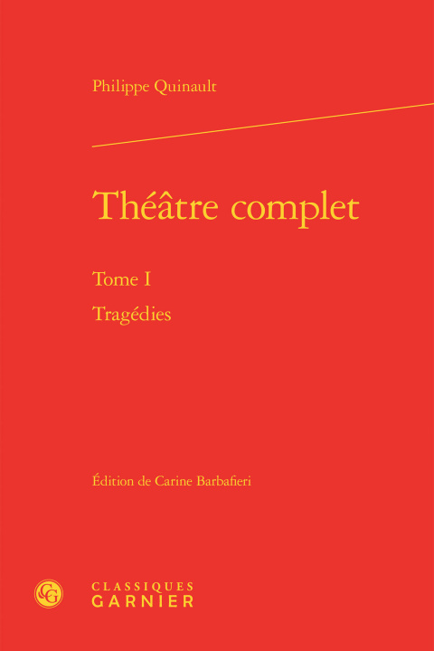 Knjiga Théâtre complet Quinault