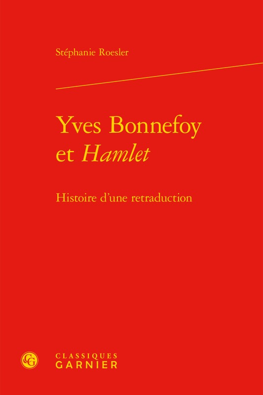 Könyv Yves Bonnefoy et Hamlet Roesler
