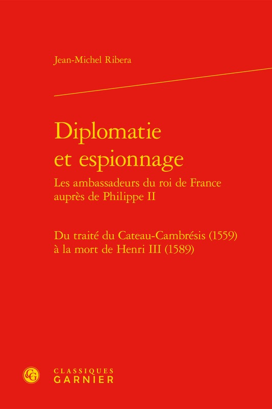 Knjiga Diplomatie et espionnage Ribera