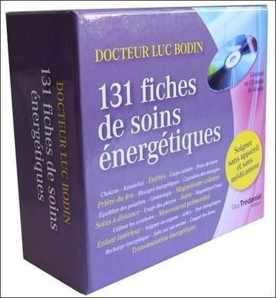 Livre 131 fiches de soins énergétiques (CD) LUC BODIN