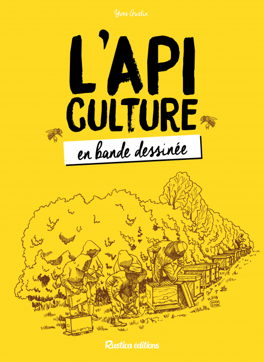 Książka L'apiculture en bande dessinée Yves Gustin