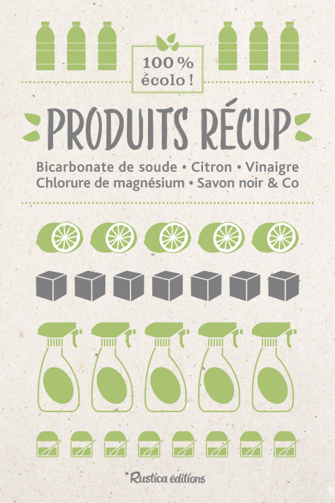 Kniha Produits récup' : bicarbonate de soude, citron, vinaigre, chlorure de magnésium, savon noir & Co Nathalie Semenuik
