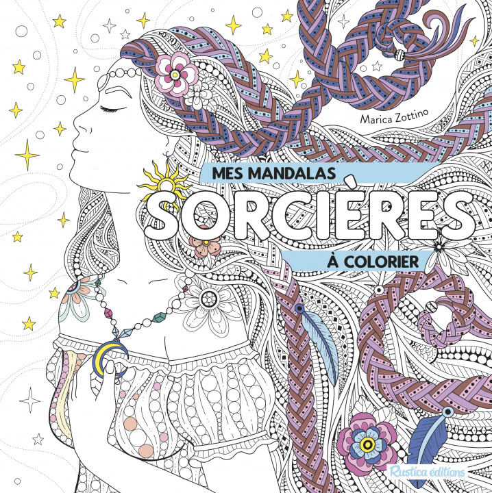 Kniha Mes mandalas sorcières à colorier Marica ZOTTINO