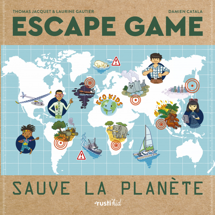 Книга Escape game : sauve la planète Thomas Jacquet