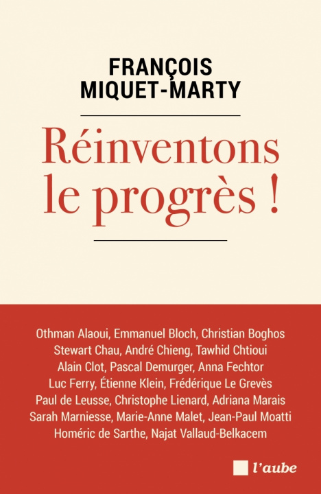 Carte Réinventons le progrès ! François MIQUET-MARTY