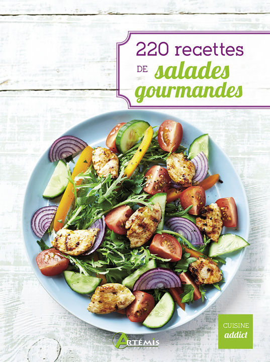 Книга 220 recettes de salades gourmandes 