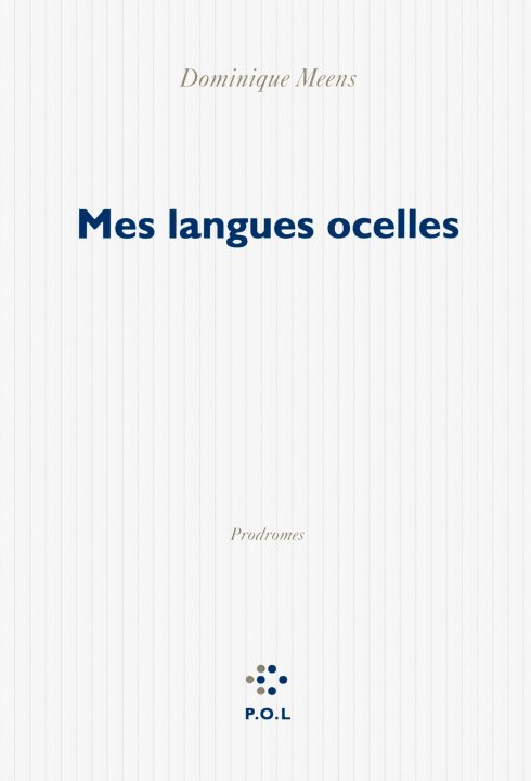 Knjiga Mes langues ocelles Meens
