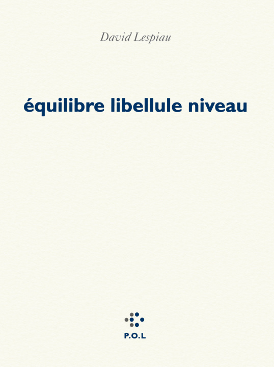Knjiga équilibre libellule niveau Lespiau