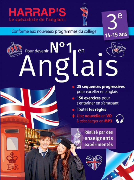 Knjiga Numéro 1 en anglais 3e avec Harrap's Etienne Rozenn
