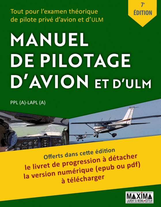 Carte Manuel de pilotage d'avion et d'ULM - 7ème édition collegium