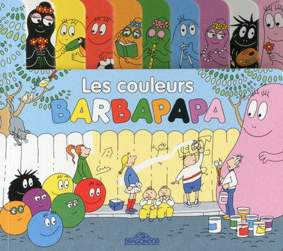Carte Barbapapa - les couleurs - (tout carton) Annette Tison