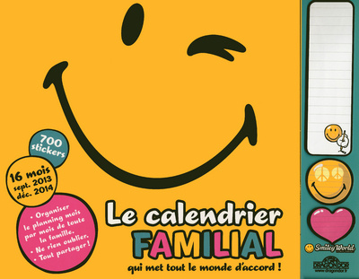 Knjiga Le calendrier familial smiley Smileyworld