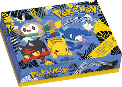 Książka Pokémon - Mon coffret cartes à gratter The Pokémon Company