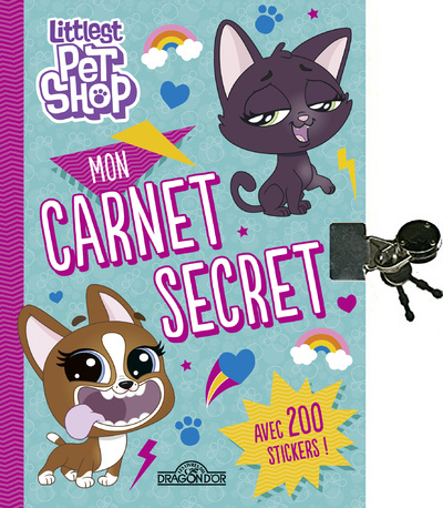 Книга Littlest Pet Shop - Mon carnet secret (avec cadenas) Hasbro