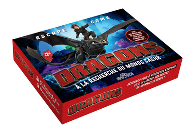 Kniha Dragons - Escape game - À la recherche du monde caché - Escape game enfants - De 2 à 5 joueurs - Dès Dreamworks