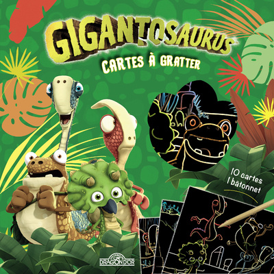 Книга Gigantosaurus - Mes cartes à gratter Gigantosaurus Cybergroup