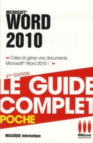 Könyv GCPOCHE WORD 2010 MOSAIQUE INFORMATIQUE