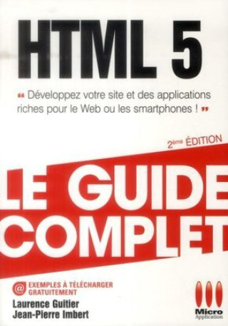 Livre COMPLET HTML5 IMBERT J/GUITIER L