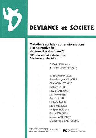 Knjiga DEVIANCE ET SOCIETE 