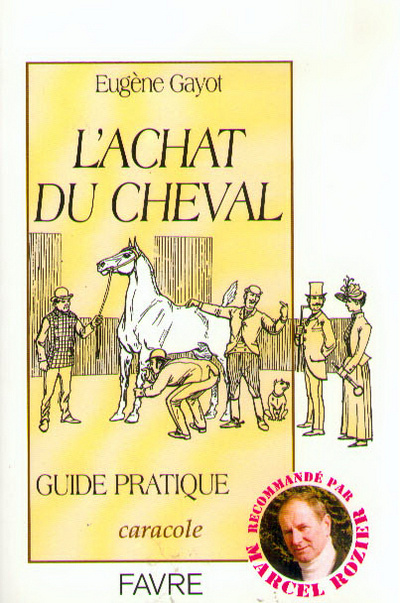 Könyv L'achat du cheval Eugène Gayot