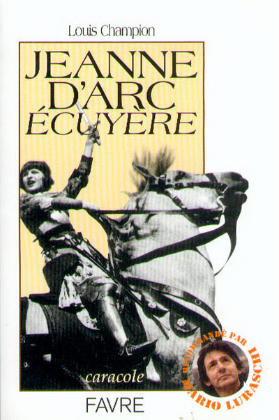 Könyv Jeanne d'Arc écuyère Louis Champion