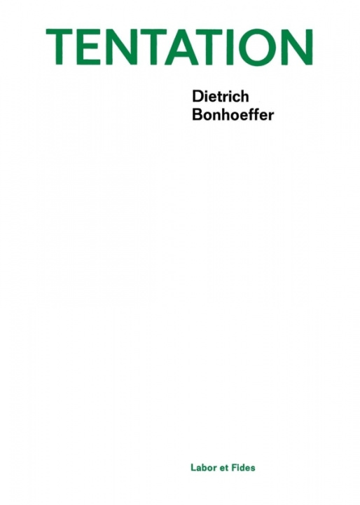 Knjiga Tentation Dietrich Bonhoeffer