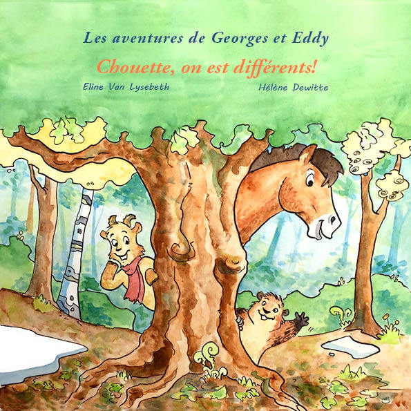Carte Les aventures de Georges et Eddy: Chouette, on est différents ! Van Lysebeth